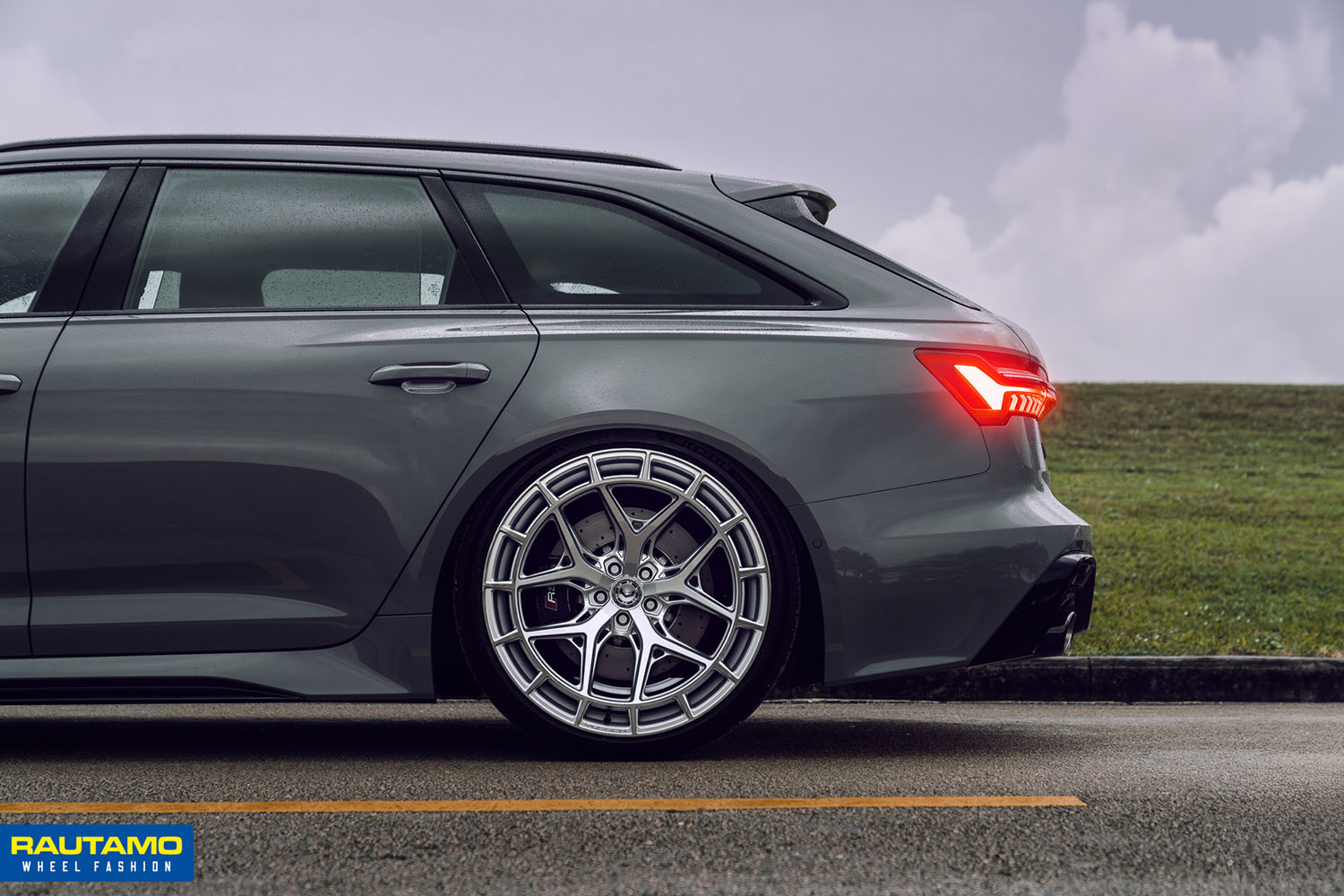 Audi RS6 Vossen HFX-1 Silver