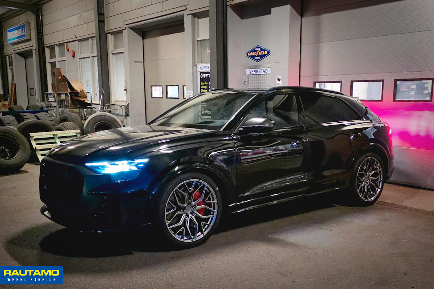 Audi R-Series R17 Hyper Black erikoisvanteet fälgar