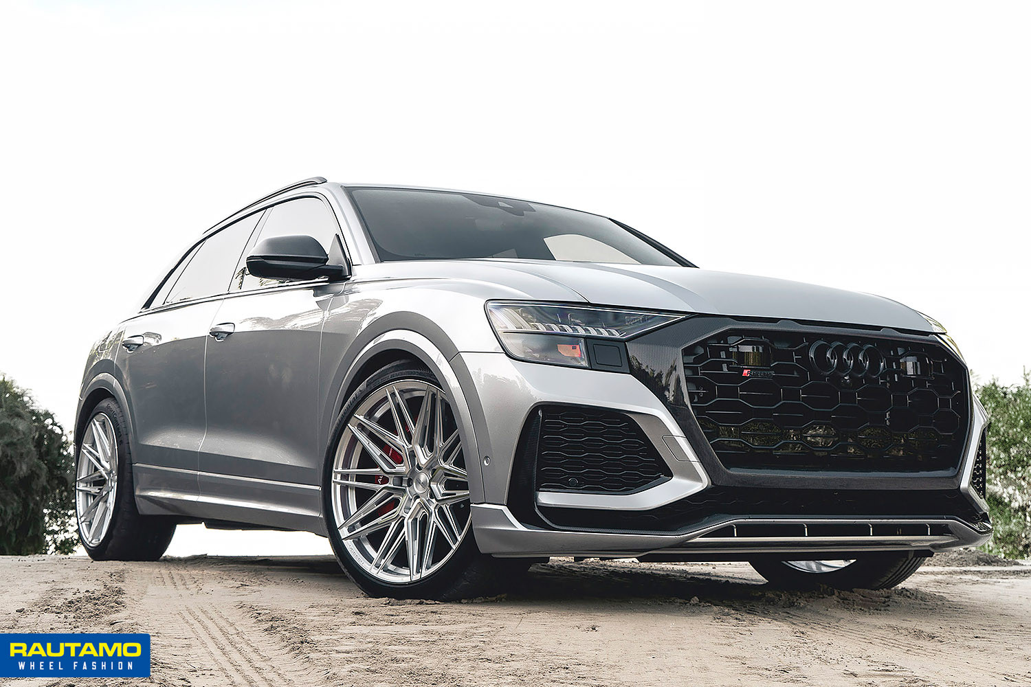 Vossen HF7 Silver Polished vanteet autoon bil fälgar