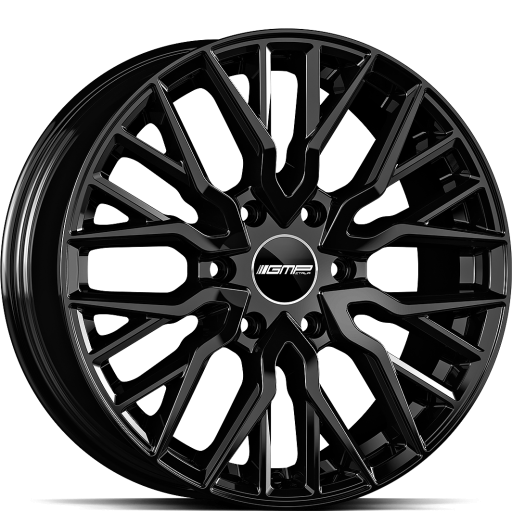 GMP Booster 6-lug Glossy Black erikoisvanteet autoon fälgar bilen