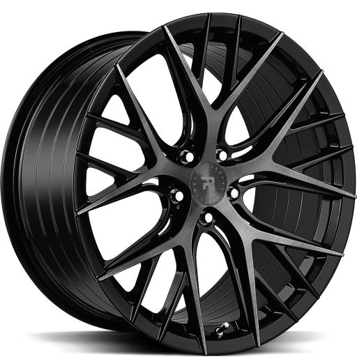 R-Series R16 Brushed Dual Black vanteet autoon fälgar till bilen