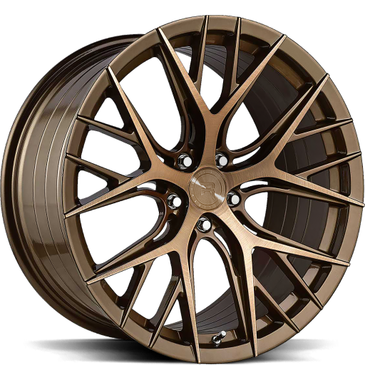 R-Series R16 Brushed Dual Bronze vanteet autoon fälgar till bilen