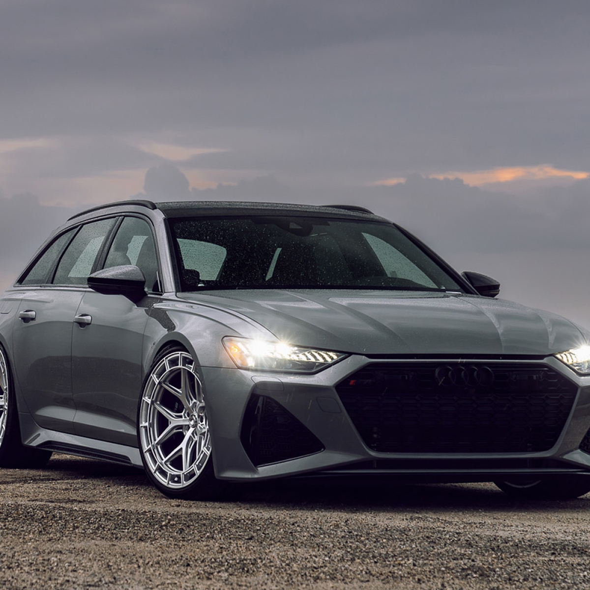 Audi RS6 Vossen HFX-1 Silver