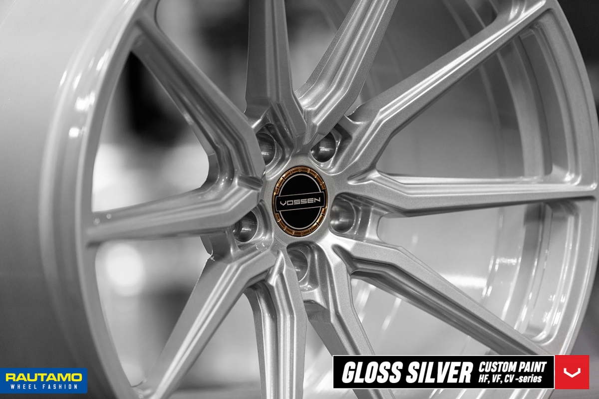 Vossen vanteet fälgar gloss silver