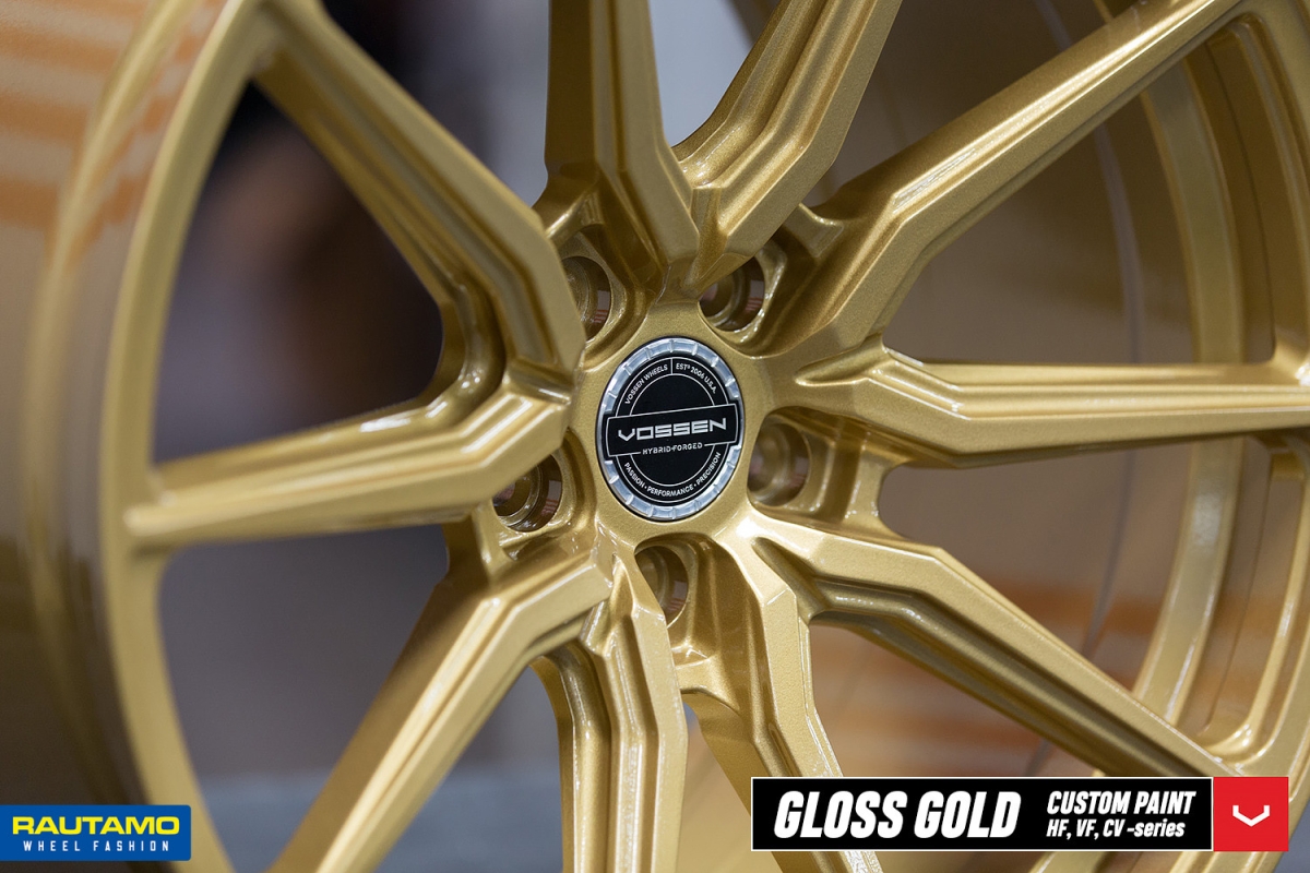 Vossen vanteet fälgar gloss gold